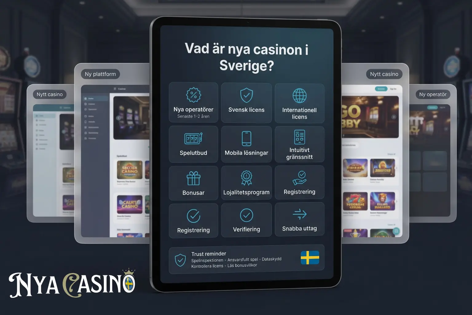 Vad är nya casinon i Sverige och hur fungerar de?